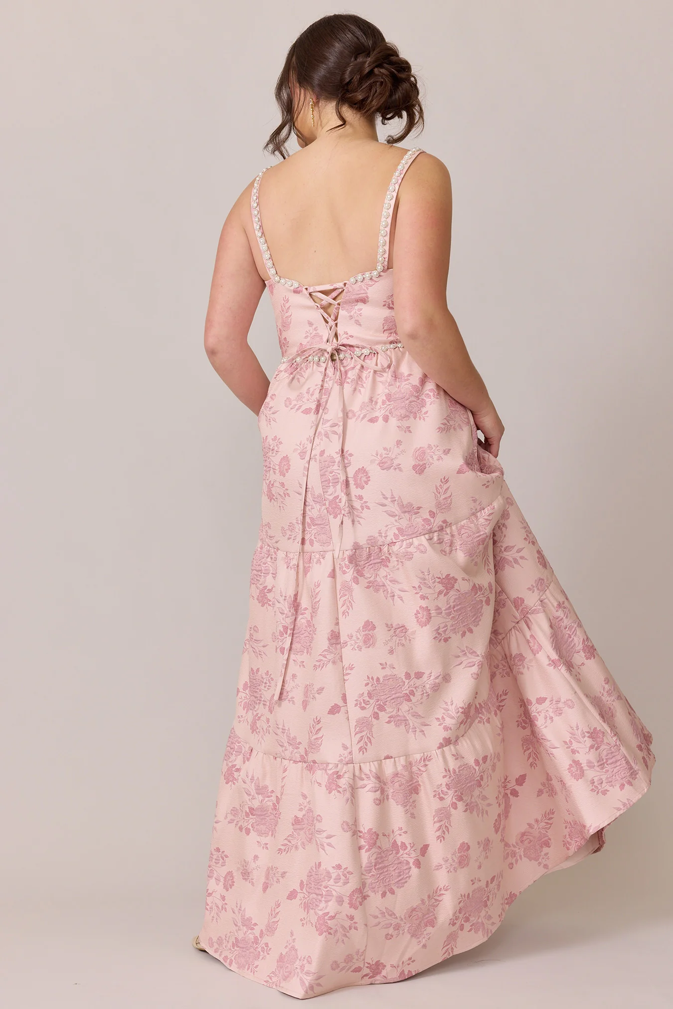 Winslet Luxe Jacquard Dress | Made To Order - Image 17