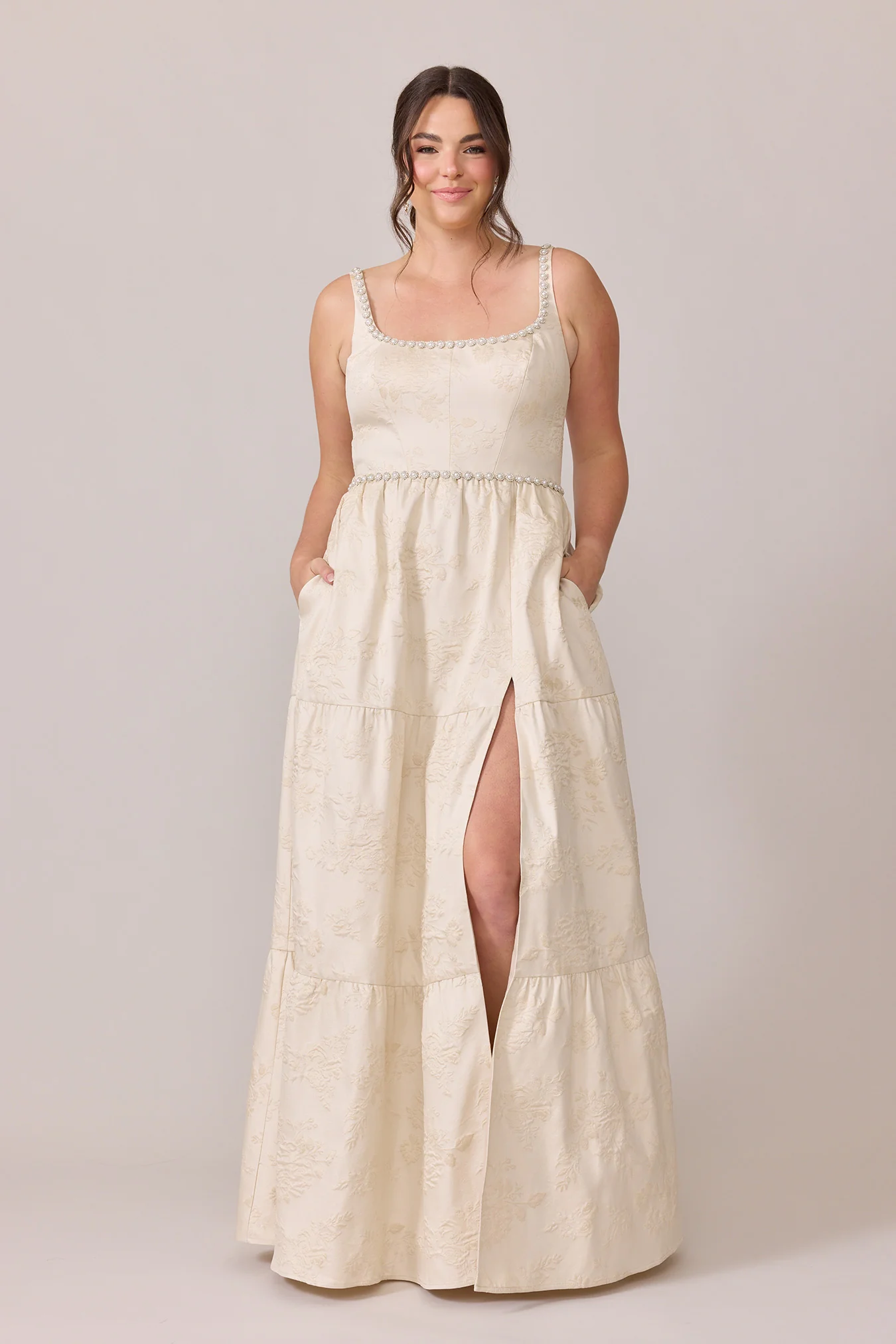 Winslet Luxe Jacquard Dress | Made To Order - Image 19