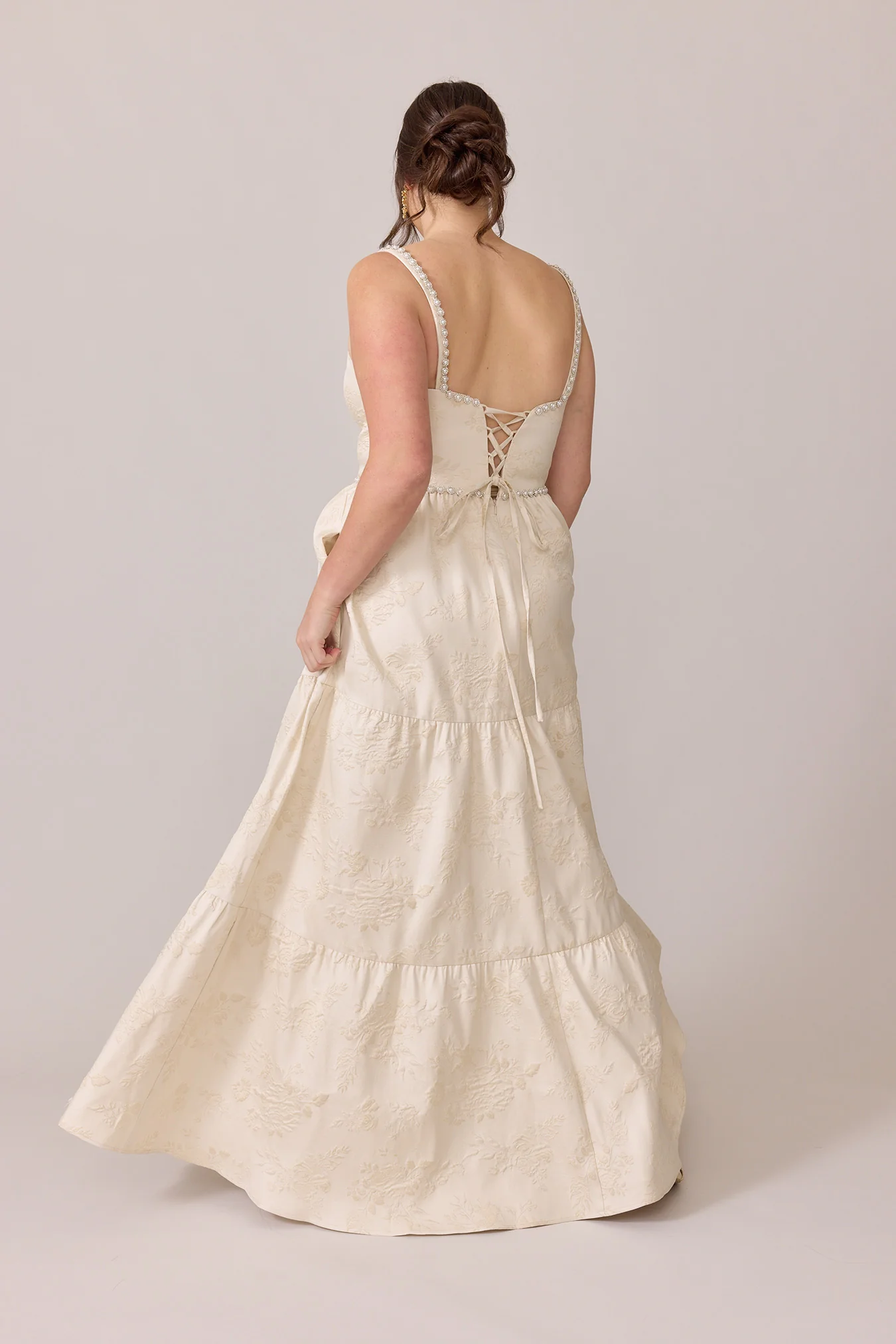 Winslet Luxe Jacquard Dress | Made To Order - Image 21