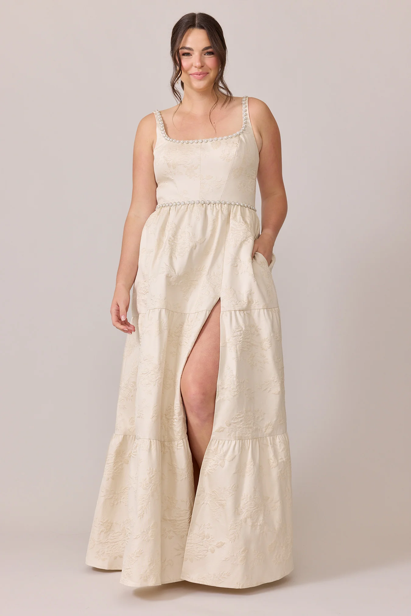 Winslet Luxe Jacquard Dress | Made To Order - Image 22