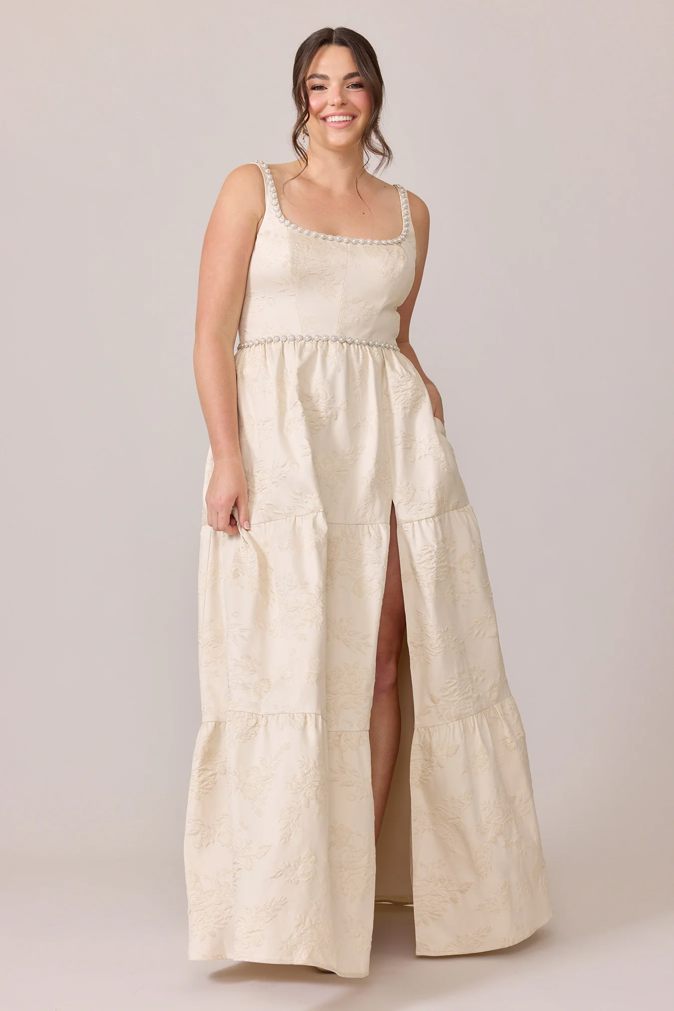 Winslet Luxe Jacquard Dress | Made To Order - Image 23