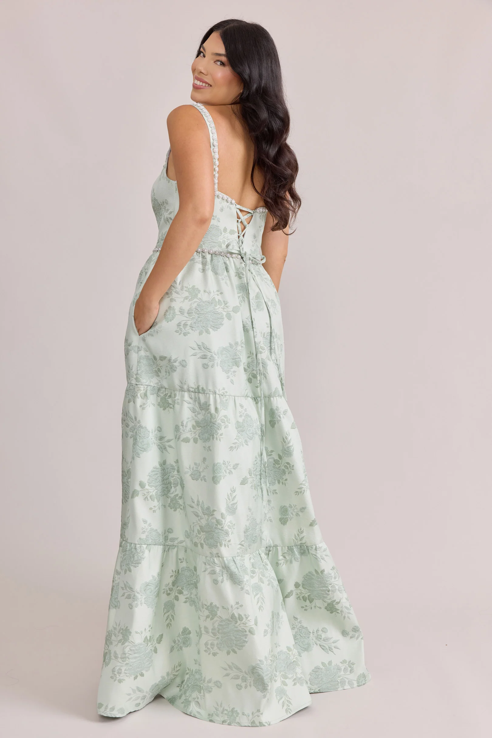 Winslet Luxe Jacquard Dress | Made To Order - Image 32
