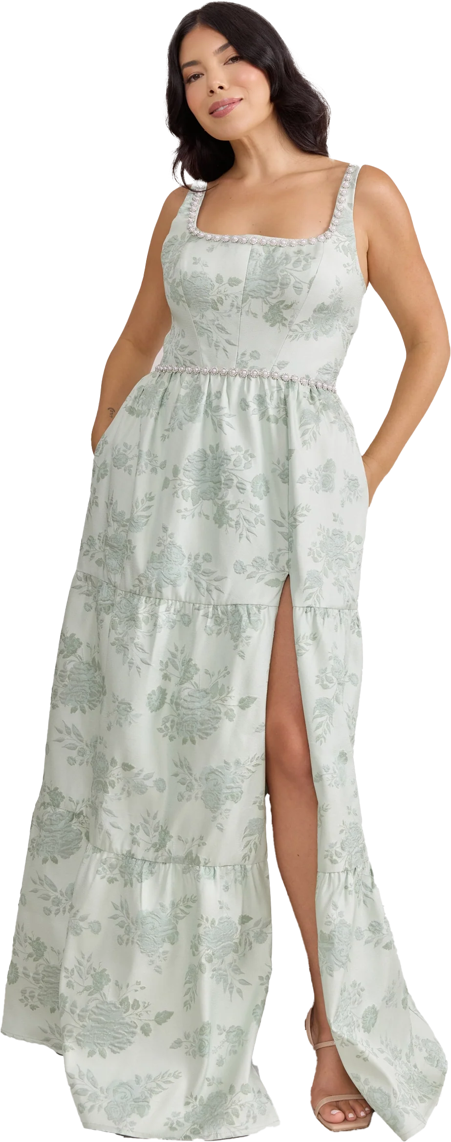 Winslet Luxe Jacquard Dress | Made To Order - Image 34
