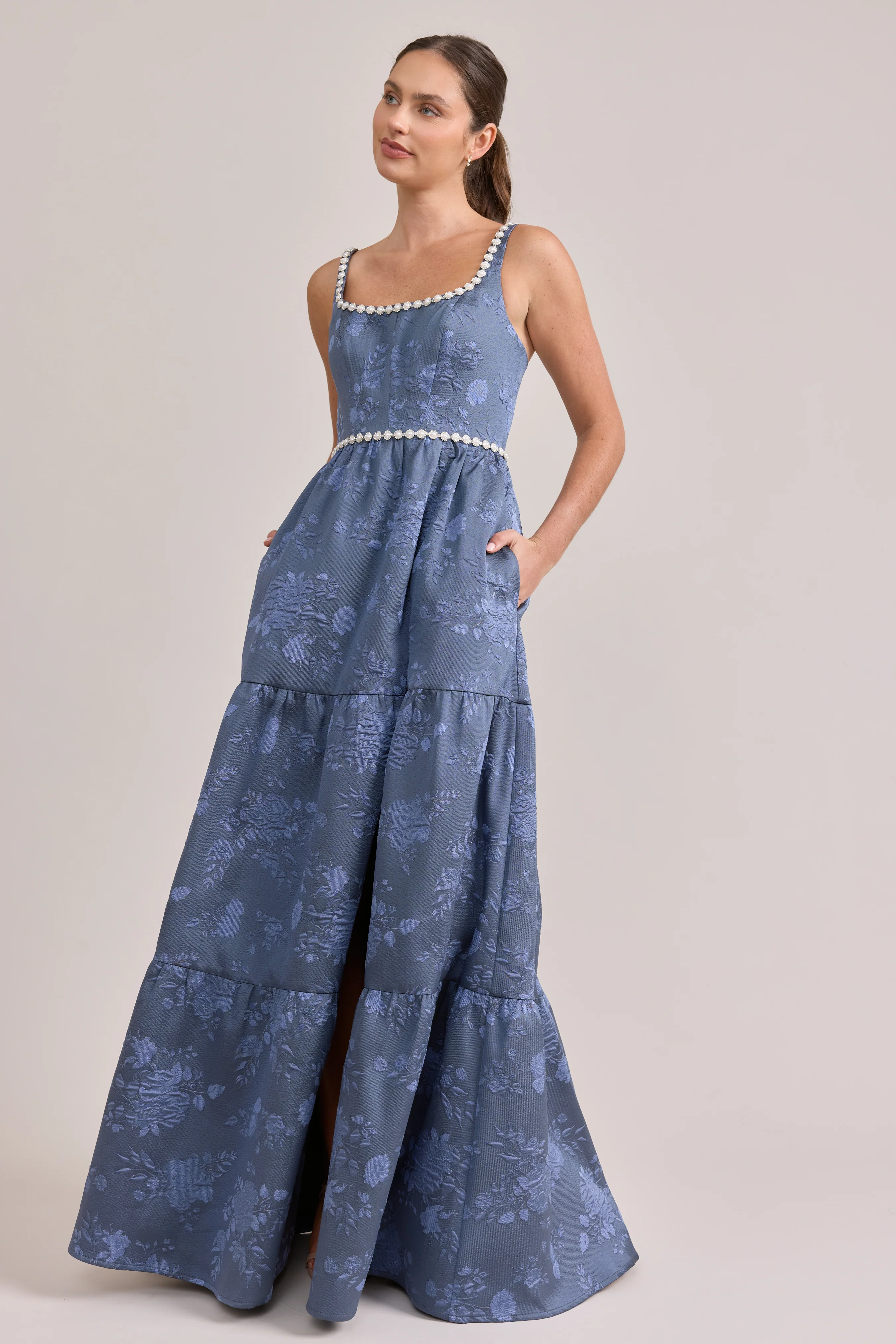 Winslet Luxe Jacquard Dress | Made To Order - Image 36