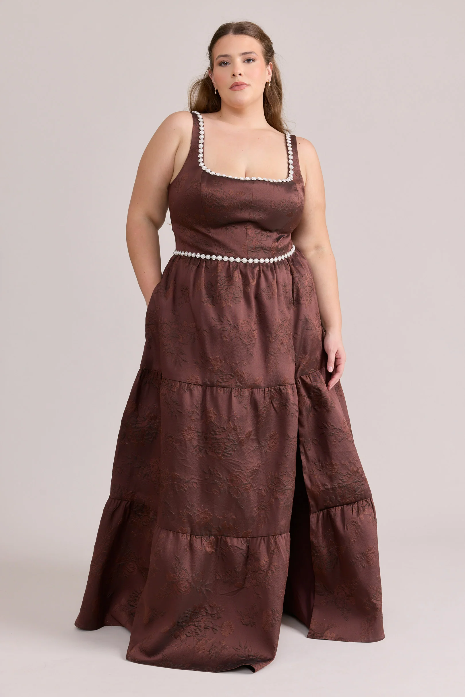 Winslet Luxe Jacquard Dress | Made To Order - Image 46