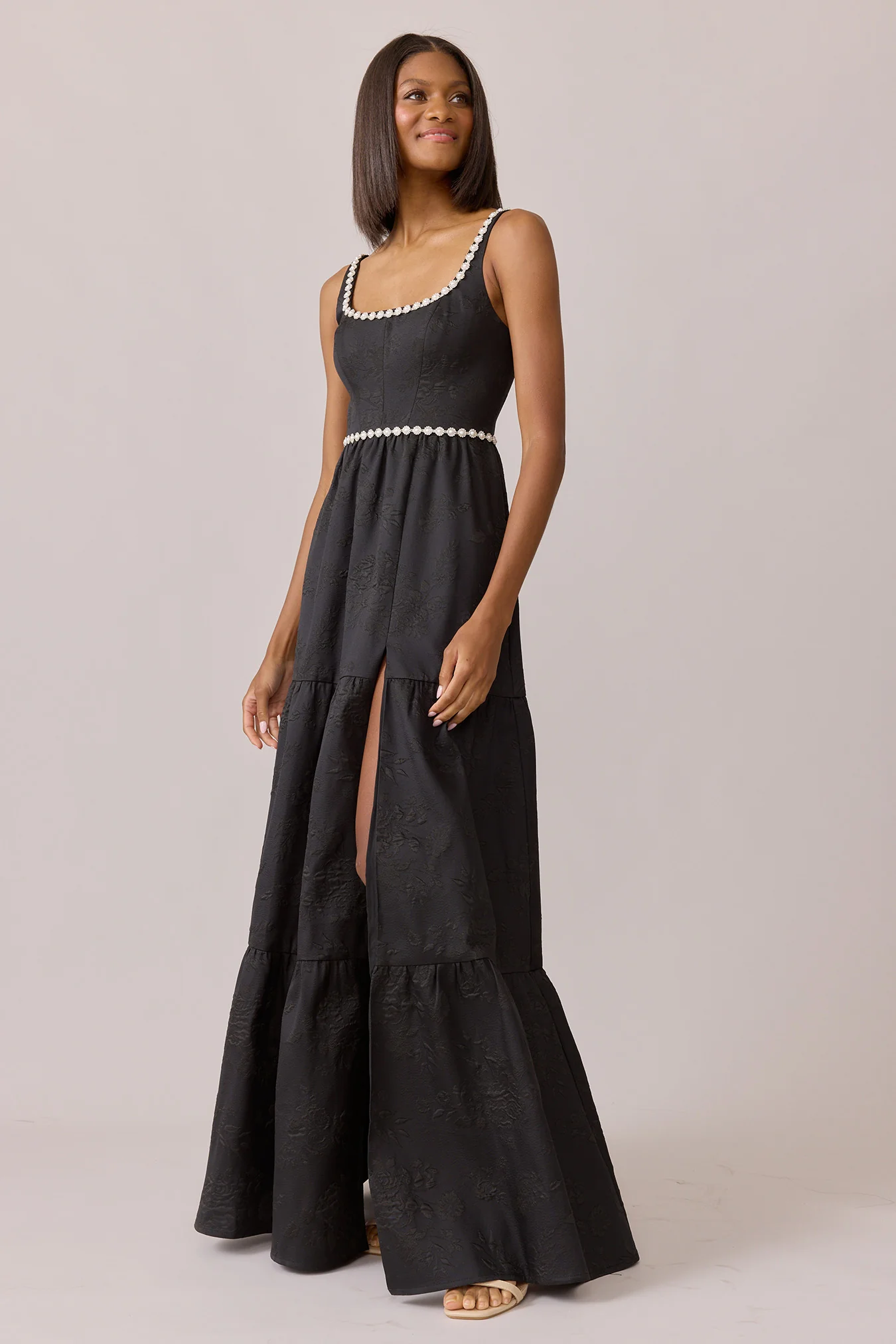 Winslet Luxe Jacquard Dress | Made To Order - Image 6