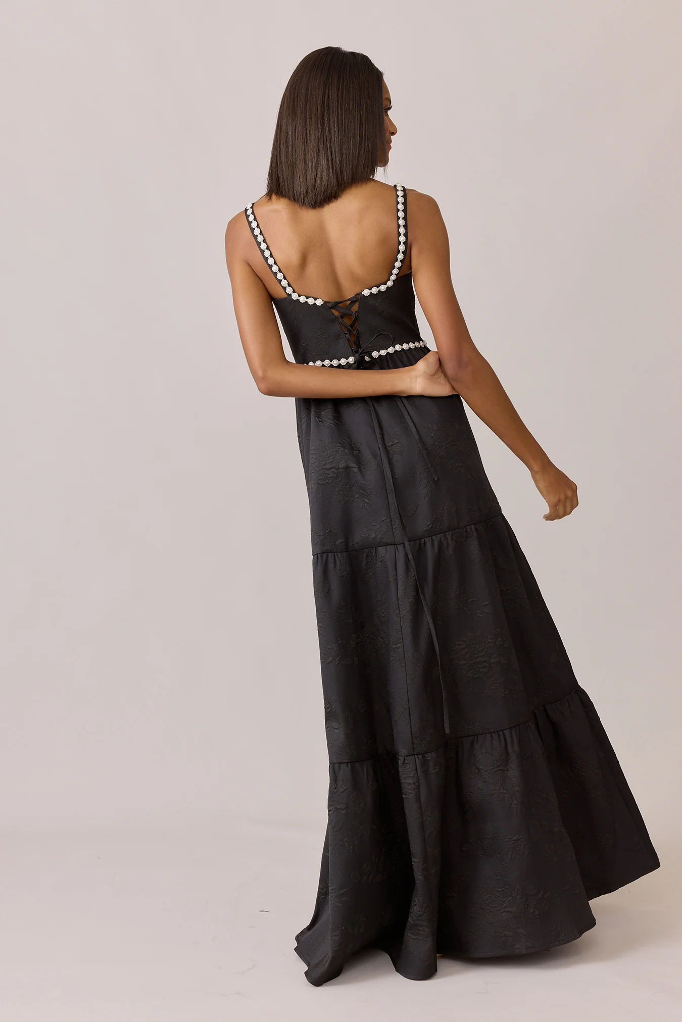 Winslet Luxe Jacquard Dress | Made To Order - Image 7